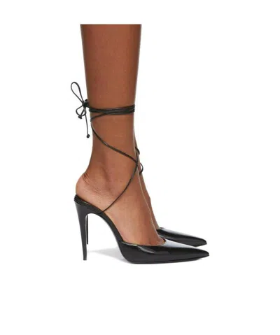 Magda Butrym Wrap-around Mule Pumps In Brown