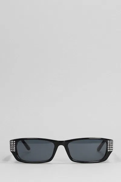 Magda Butrym X Linda Farrow Sunglasses In Black