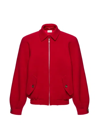Magda Butrym Zip-up Jacket In Red