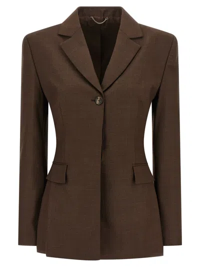 Magda Butrym '03' Blazer In Brown