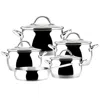 Magefesa 01bxkuche09 Kuchen Stainless Steel Cookware Set - 9 Piece