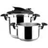 Magefesa 01opnova046 Nova Trio Super Fast Pressure Cooker - 3 Piece