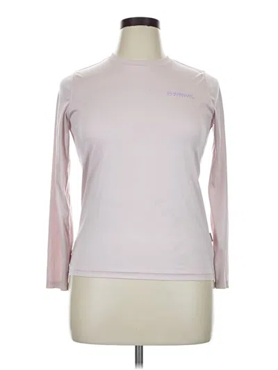 Pre-owned Magellan Outdoors 3/4 Sleeve T-shirt In Pink