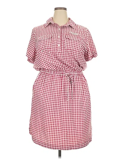 Pre-owned Magellan Outdoors Casual Dress In Red