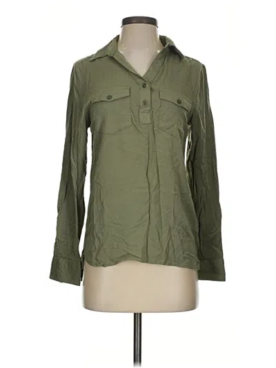 Pre-owned Magellan Outdoors Long Sleeve Button Down Shirt In Green