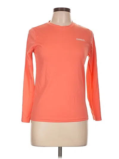 Pre-owned Magellan Outdoors Long Sleeve T-shirt In Orange
