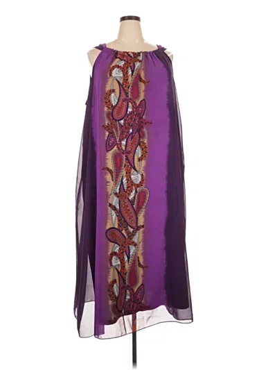 Pre-owned Maggie Barnes Casual Dress In Purple