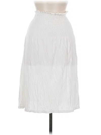 Pre-owned Maggie Barnes Casual Skirt In White