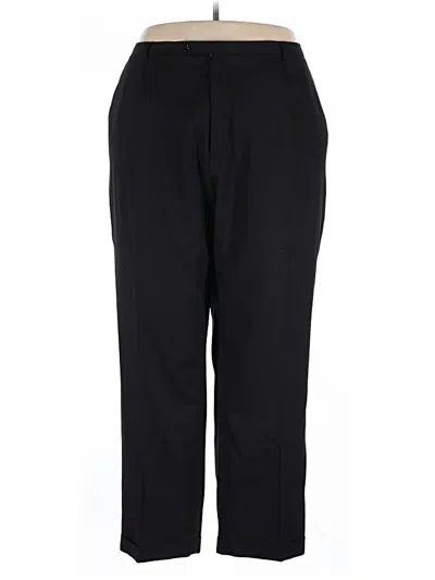 Pre-owned Maggie Barnes Dress Pants In Black