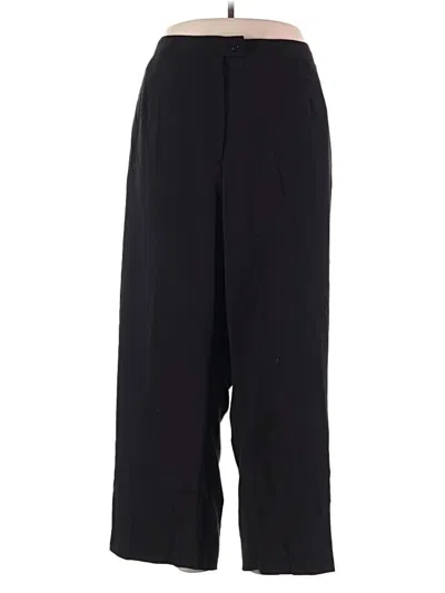 Pre-owned Maggie Barnes Dress Pants In Black