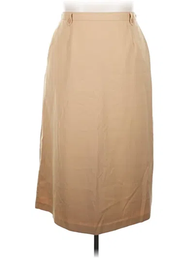 Pre-owned Maggie Barnes Formal Skirt In Brown