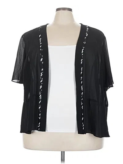 Pre-owned Maggie Barnes Kimono In Black