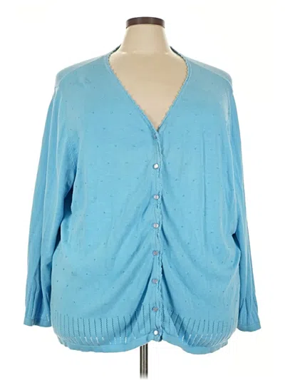 Pre-owned Maggie Barnes Kimono In Blue
