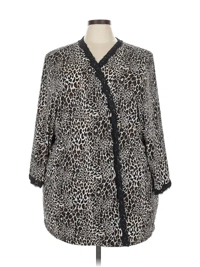 Pre-owned Maggie Barnes Kimono In Gray