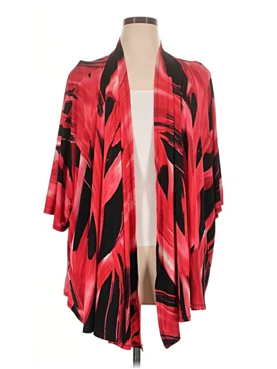 Pre-owned Maggie Barnes Kimono In Red