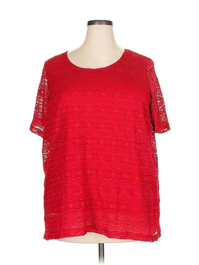 Pre-owned Maggie Barnes Short Sleeve T-shirt In Red