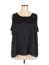 Maggie Barnes Sleeveless Blouse In Black