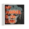 Maggie Hall Black / Red My Warhol Is On Loan, Black - Limited Edition Print Xl