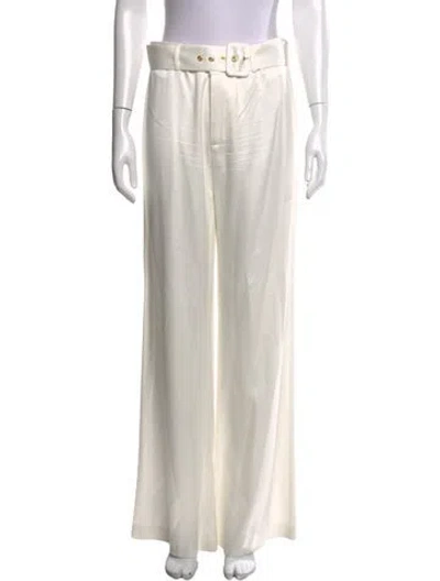 Pre-owned Maggie Marilyn Bamboo Wide Leg Pants In Neutrals