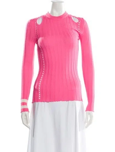 Pre-owned Maggie Marilyn Crew Neck Sweater In Pink