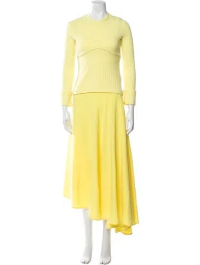 Pre-owned Maggie Marilyn Dress Set In Yellow