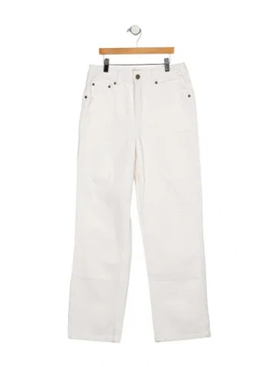 Pre-owned Maggie Marilyn High-rise Straight Leg Jeans In Blue