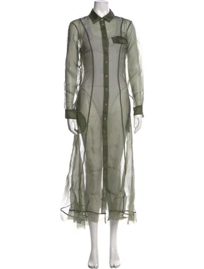 Pre-owned Maggie Marilyn Long Dress In Green