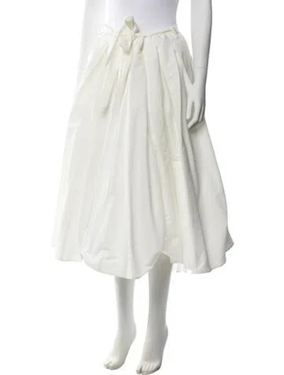 Pre-owned Maggie Marilyn Midi Length Skirt In Neutrals/white