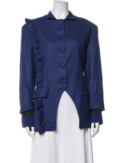 Pre-owned Maggie Marilyn Wool Jacket In Blue