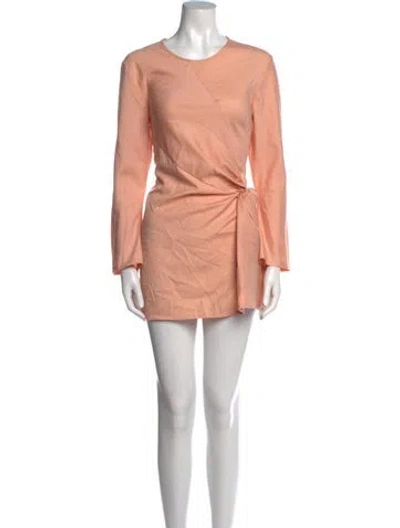 Pre-owned Maggie Marilyn Wool Mini Dress In Pink