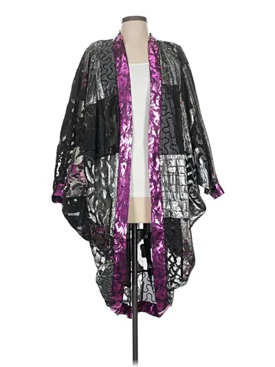 Pre-owned Maggie Shepherd Kimono In Black