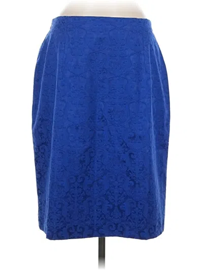 Pre-owned Maggie Sweet Formal Skirt In Blue
