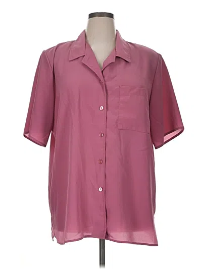 Pre-owned Maggie Sweet Short Sleeve Blouse In Pink