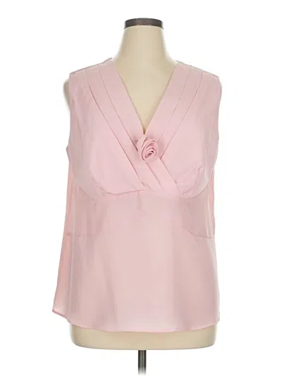Pre-owned Maggie Sweet Sleeveless Blouse In Pink