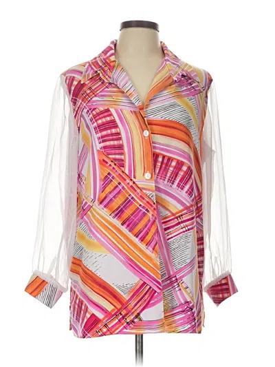 Pre-owned Maggie Sweet Sleeveless Blouse In Pink