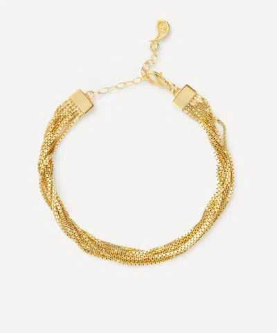 Maggoosh Gold-plated Currents Wide Chain Bracelet
