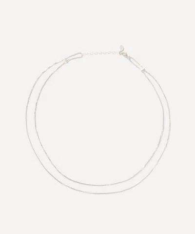 Maggoosh Silver Serene Chain Necklace