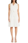 MAGGY LONDON MAGGY LONDON BELTED SLEEVELESS SHIRTDRESS