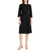 Maggy London Bow Twist Sheath Dress In Black