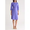 Maggy London Bow Twist Sheath Dress In Purple Opulence
