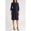 Maggy London Bow Twist Sheath Dress In Twilight Navy