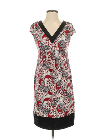 Pre-owned Maggy London Casual Dress In Burgundy
