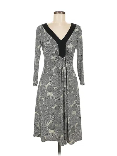 Pre-owned Maggy London Casual Dress In Gray