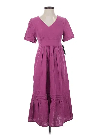Maggy London Casual Dress In Purple