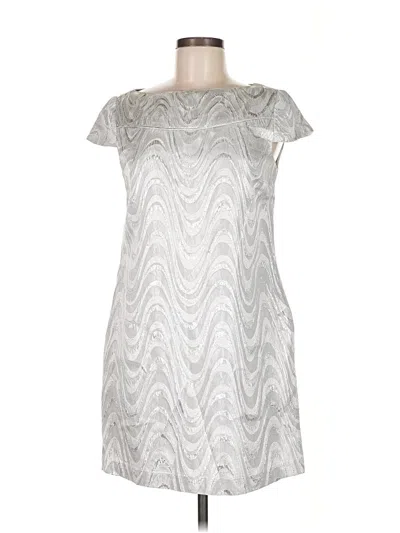 Pre-owned Maggy London Casual Dress In Silver