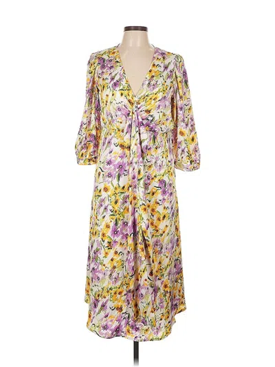 Pre-owned Maggy London Casual Dress In Yellow