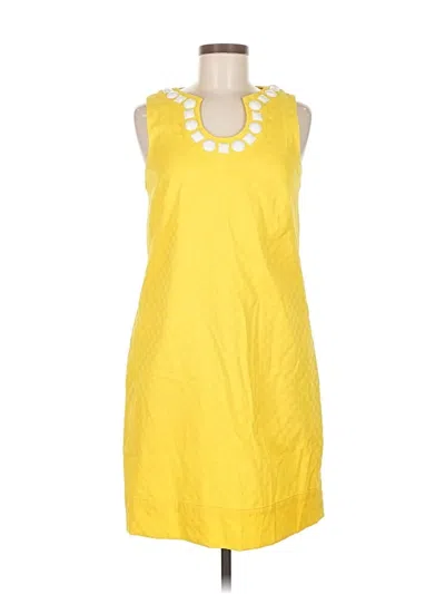 Pre-owned Maggy London Casual Dress In Yellow