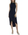 Maggy London Cloud Crepe Mini Dress In Blue