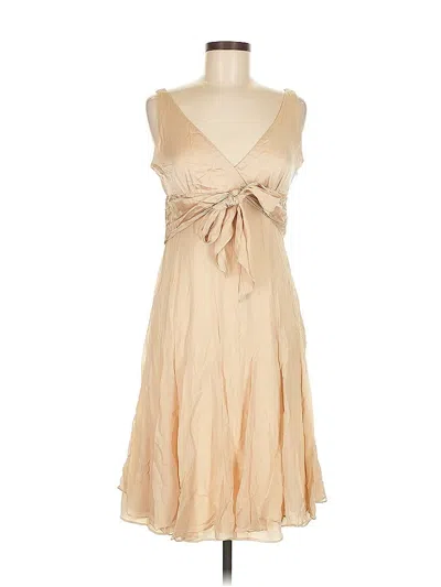 Pre-owned Maggy London Cocktail Dress In Brown