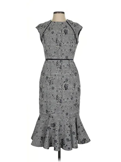 Pre-owned Maggy London Cocktail Dress In Gray